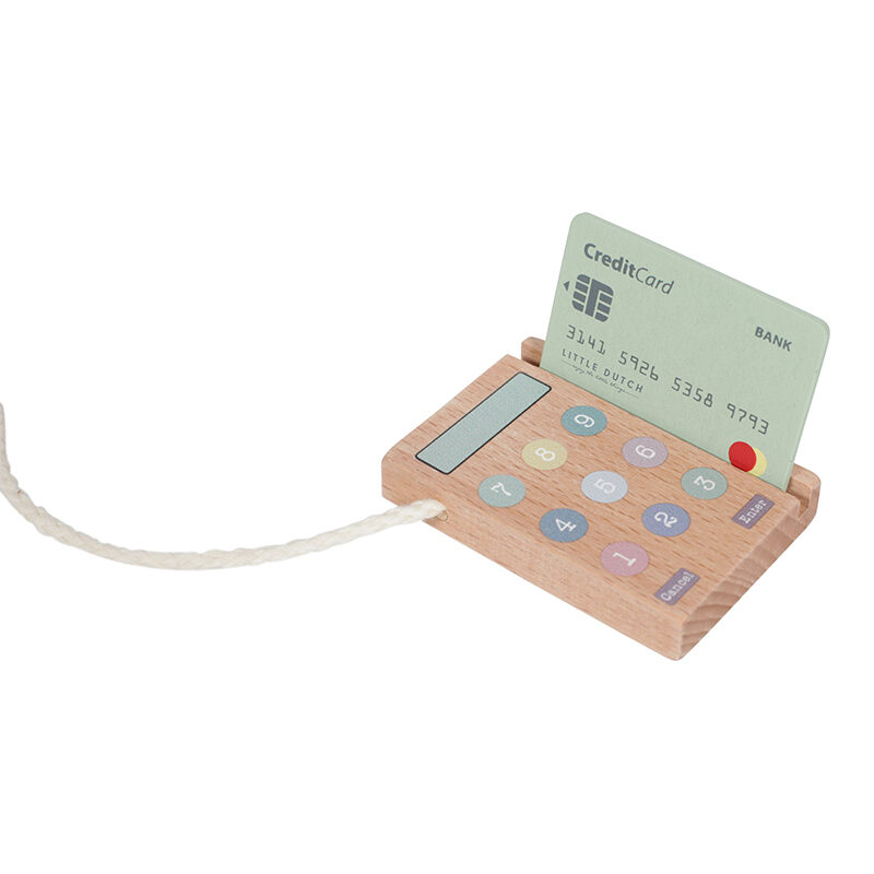 Little Dutch Toy cash register with scanner LD4469