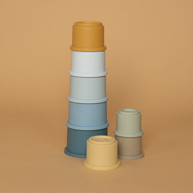 Little Dutch Stacking Cups Blue 2008002