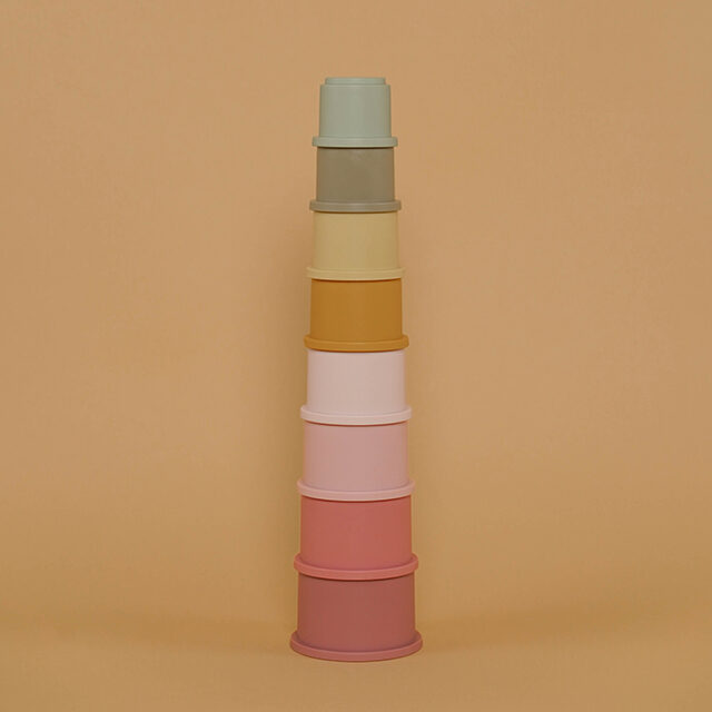 Little Dutch Stacking Cups Pink 2008003