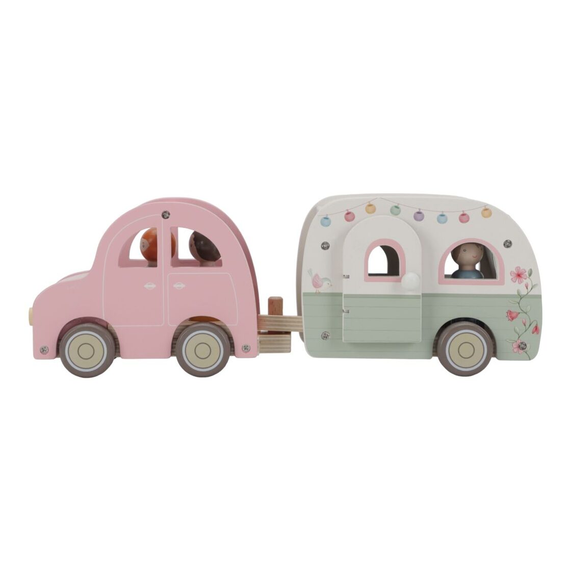Little Dutch Toy Car with Caravan FSC 8022