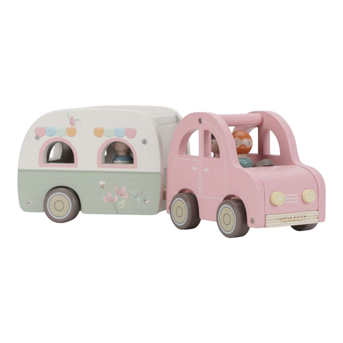 Little Dutch Toy Car with Caravan FSC 8022