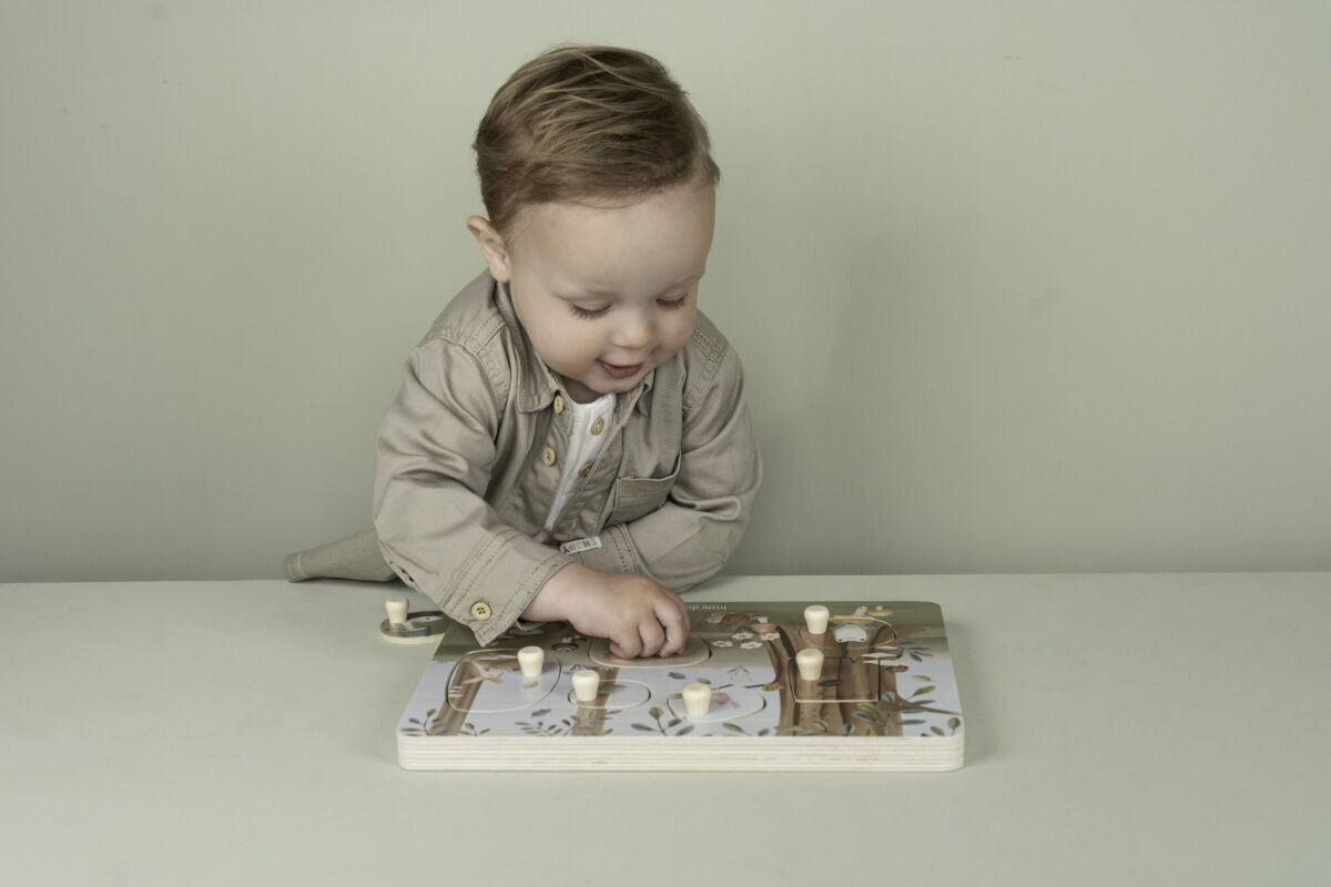 Little Dutch Wooden sound puzzle Forest Friends FSC 7240