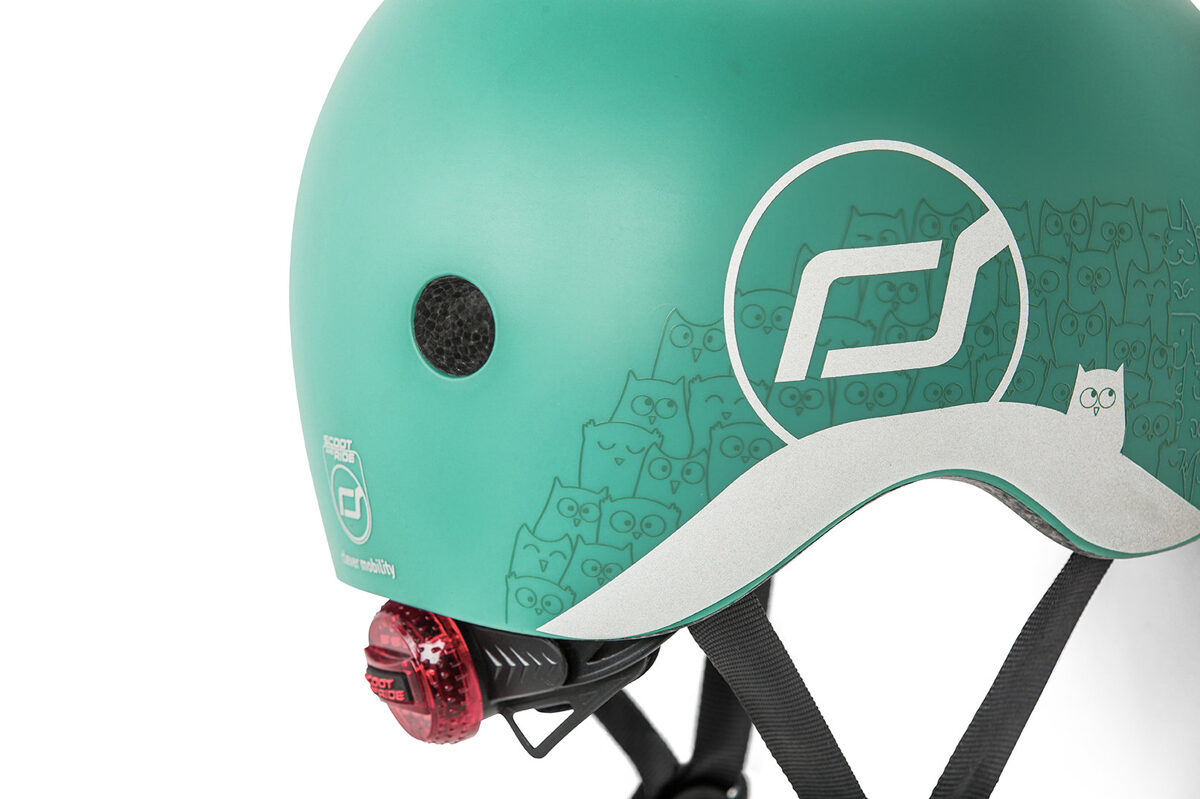 Scoot and Ride Reflective Helmet Forest XXS-S