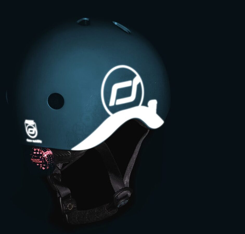 Scoot and Ride Reflective Helmet Forest XXS-S