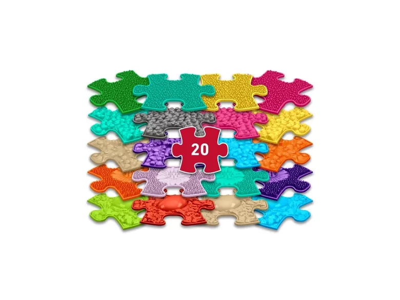 MUFFIK Set of orthopedic floors - Mini puzzles set (20 Pieces)
