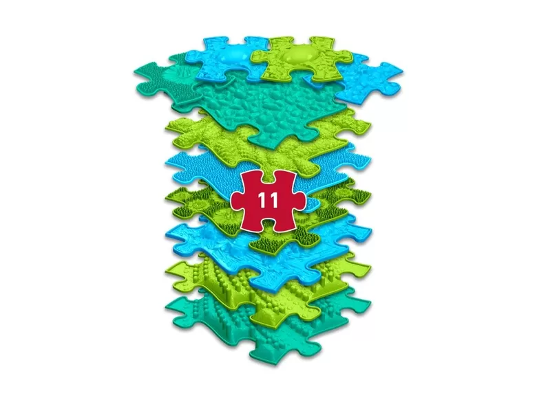 MUFFIK Set of orthopedic floor - Basic set ocean-like (11 pieces)