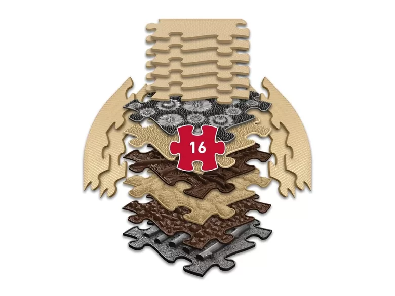 MUFFIK Комплект ортопедических ковриков - Старший набор (16 шт.)