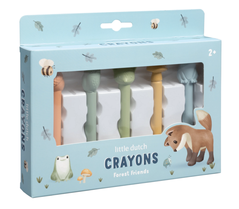 Little Dutch Wax Crayons Forest Friends 126367
