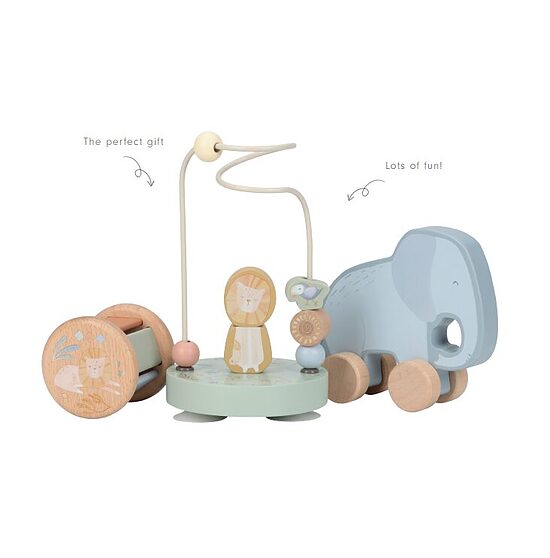 Little Dutch Wooden Gift Set Safari Friends FSC 7456