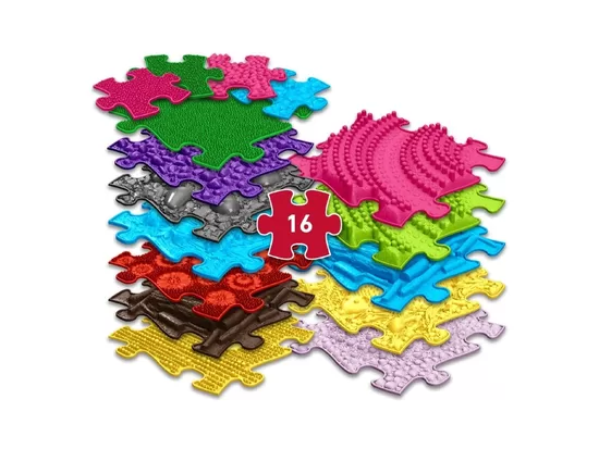 MUFFIK Set of orthopedic mats - Huge 2 set, variant A (16 pieces)