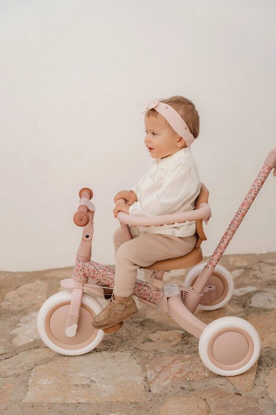 Little Dutch 4 in 1 Trycicle with Pushbar Fairy Floral