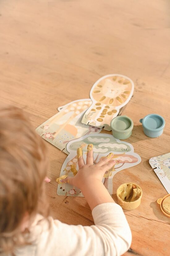 Little Dutch Fingerpaint Set Safari Friends