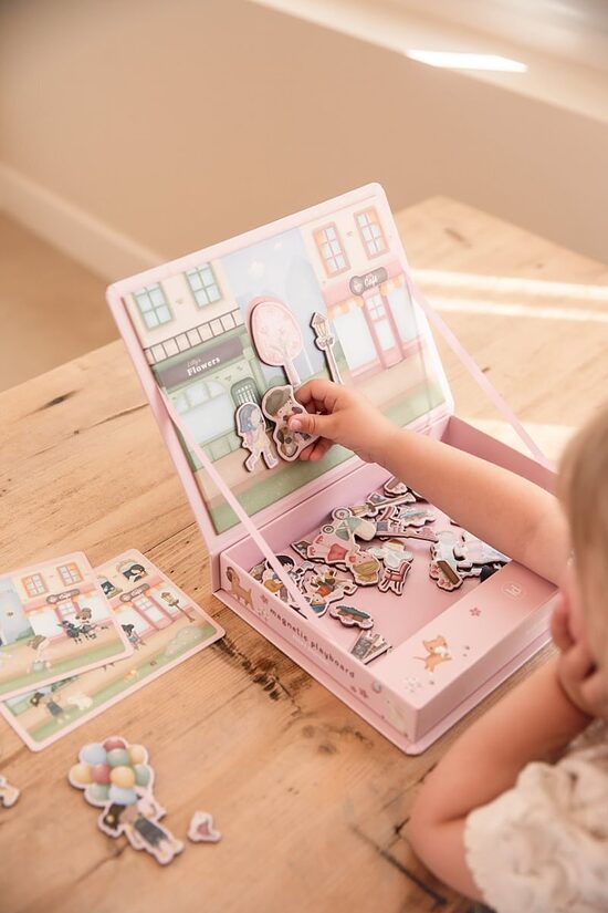 Little Dutch Magnetic Play Board Rosas Shopping Street FSC 4785