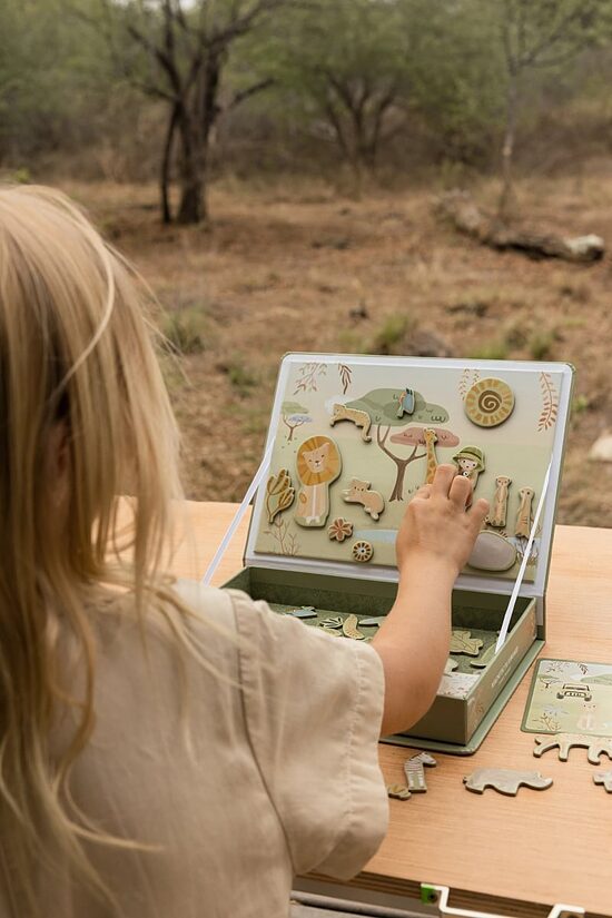 Little Dutch Magnetic Play Board Safari Friends FSC 7453