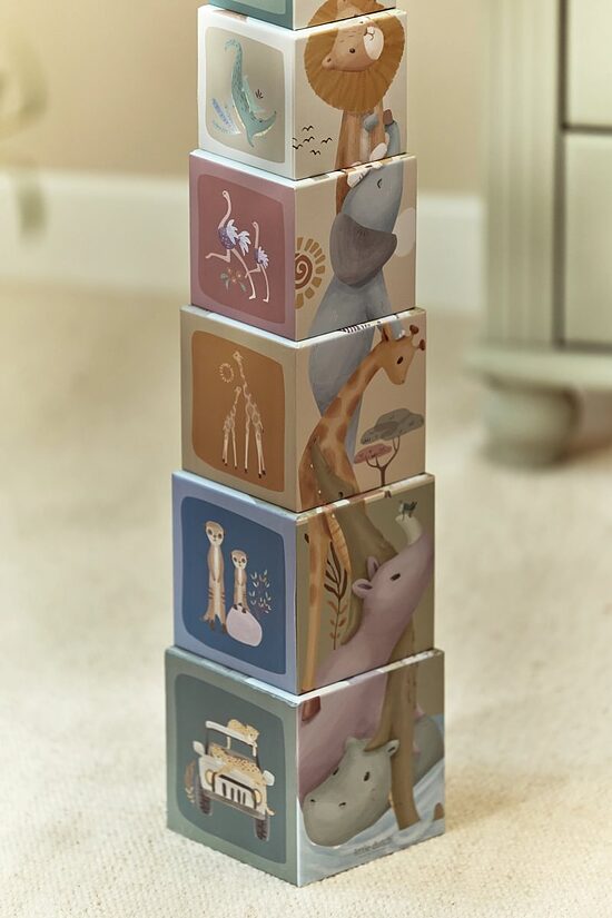 Little Dutch Stacking Tower Safari Friends FSC 7439