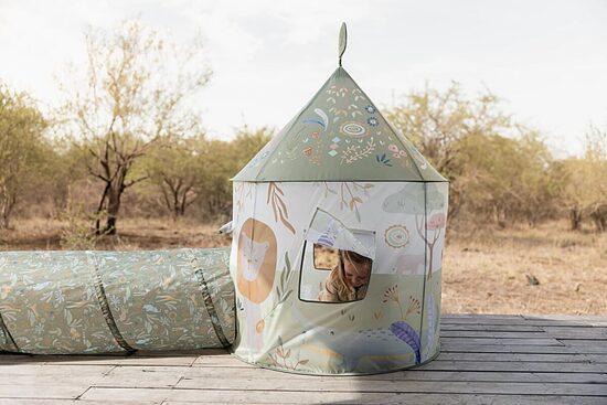 Little Dutch Tent With Play Tunnel Safari Friends 2017499