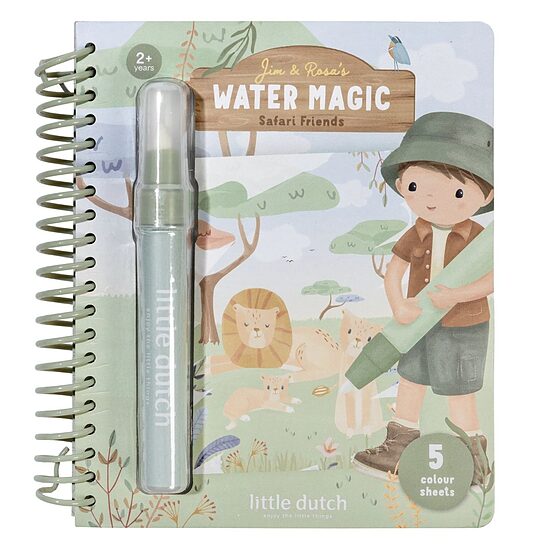 Little Dutch Water Color Book Jim & Safari Friends