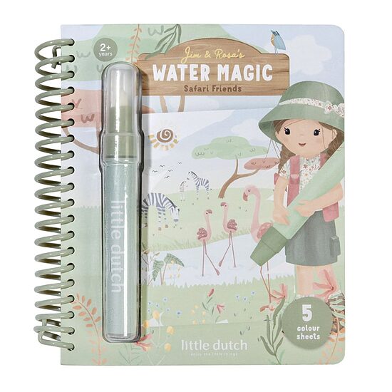 Little Dutch Water Color Book Rosa & Safari Friends