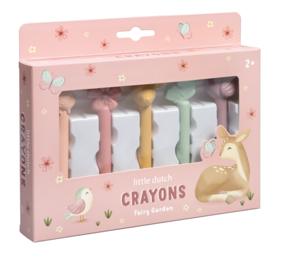Little Dutch Wax Crayons Fairy Garden 126374