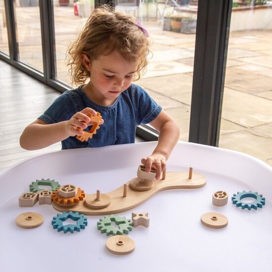 Montessori SiliSoft Gears Puzzle (Neutral)