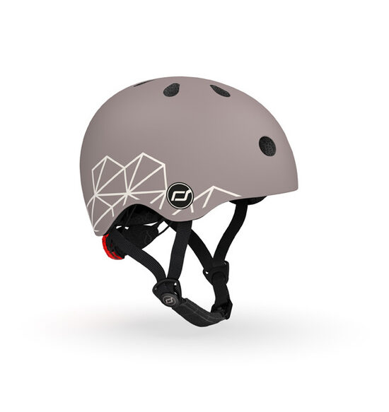 Scoot and Ride Helmet Brown lines XXS-S