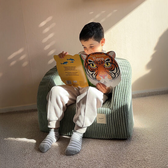 PLUSH NEST Seat, premium green corduroy