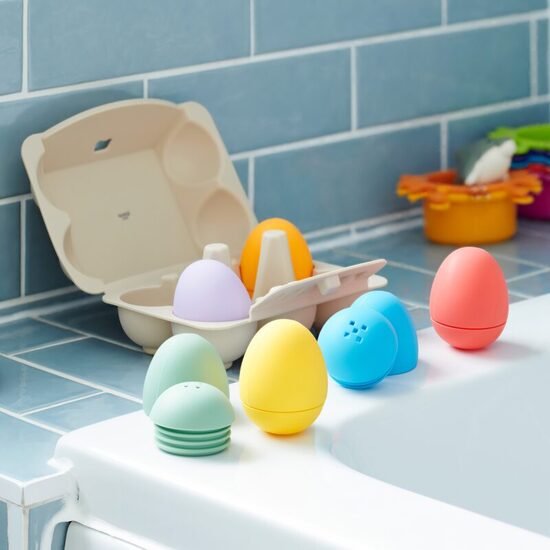 Montessori SiliSoft Sensory Eggs (Rainbow)