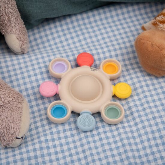 Montessori SiliSoft Pop Teether (Rainbow)