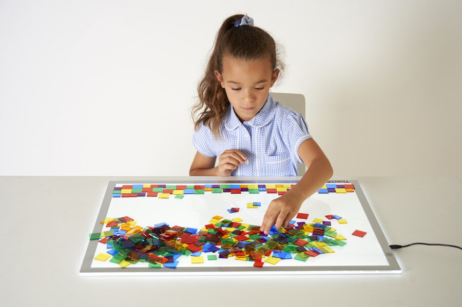 Montessori Translucent Colour Squares