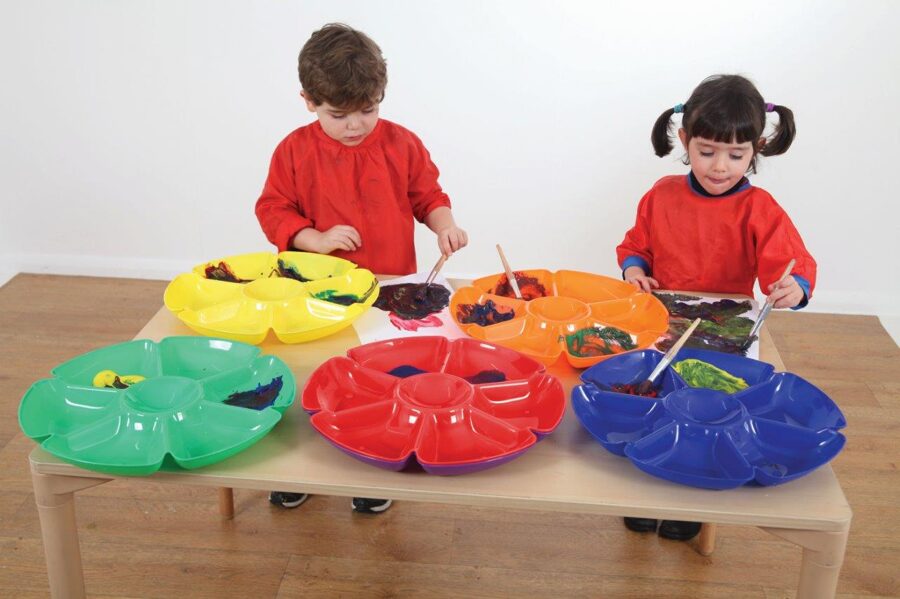 Montessori Flower Sorting Trays