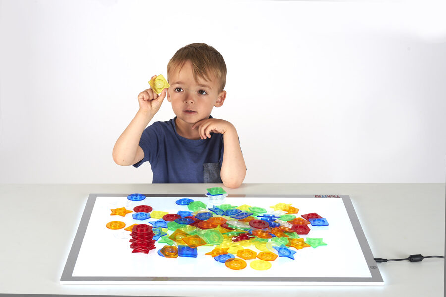 Montessori Translucent Stackable Buttons