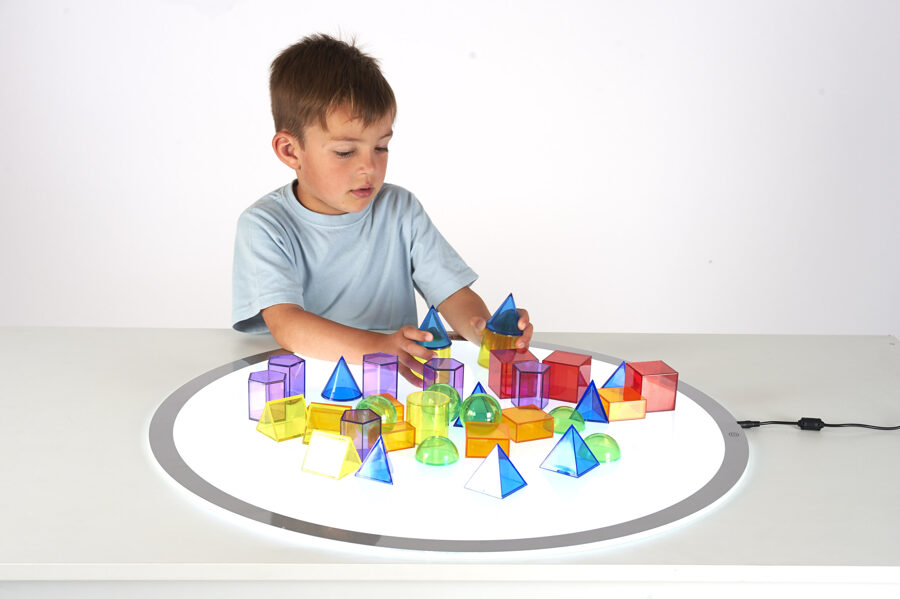 Montessori Translucent Geometric Shapes
