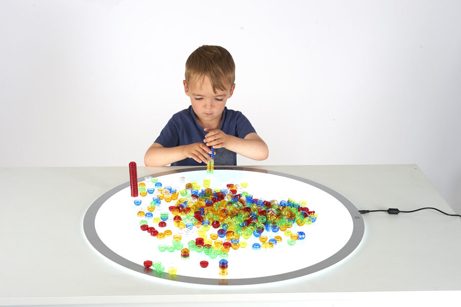 Montessori Translucent Stackable Counters