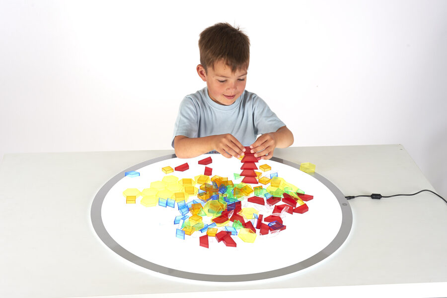 Montessori Translucent Hollow Pattern Blocks