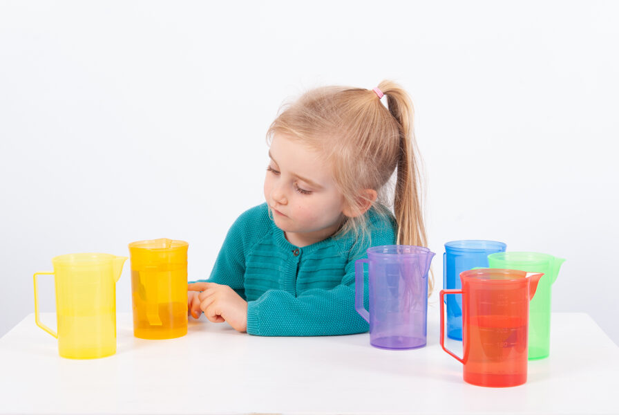 Montessori Translucent Colour Jug Set
