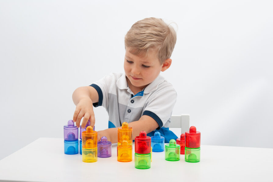 Montessori Translucent Colour Pot Set