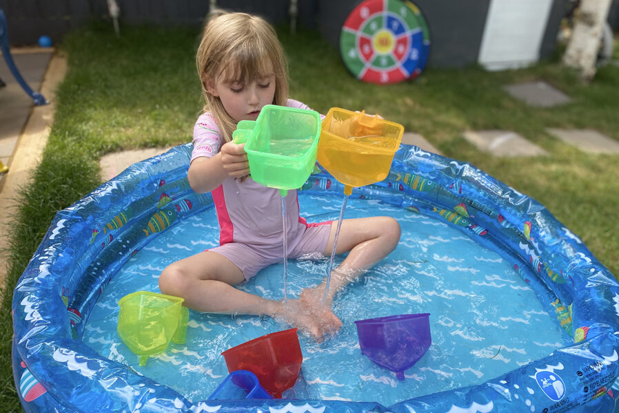 Montessori Translucent Colour Funnel Set