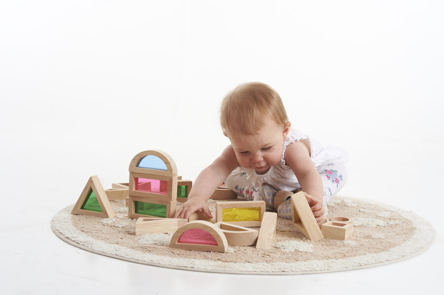 Montessori Rainbow Block Set