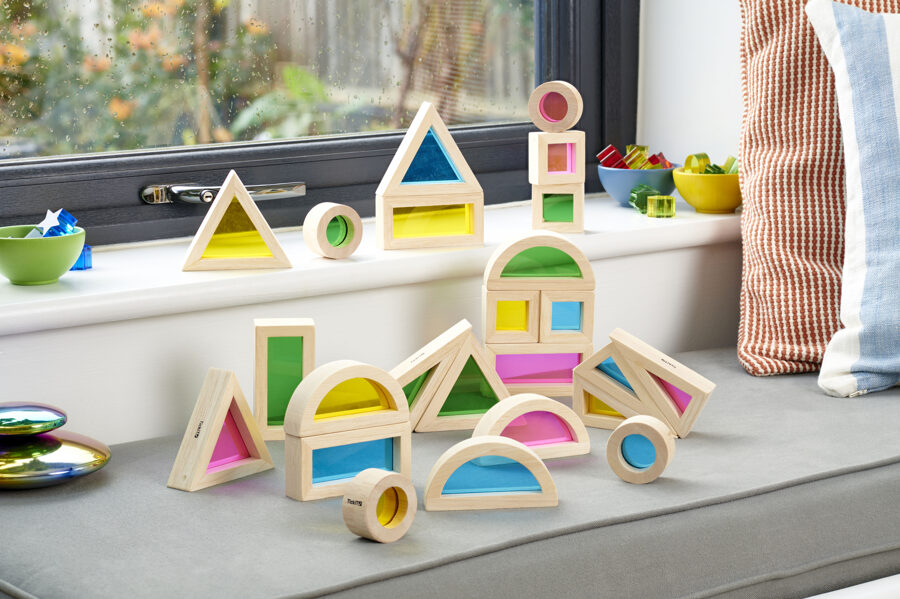 Montessori Rainbow Block Set