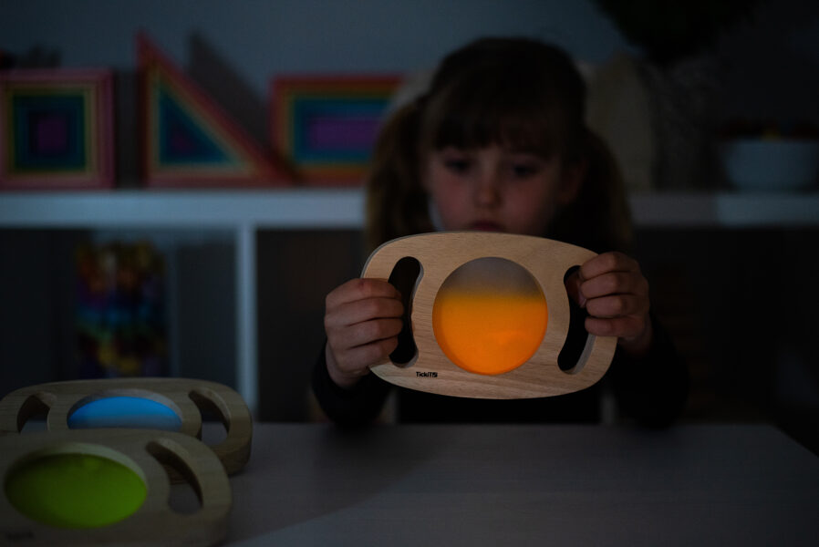 Montessori Easy Hold Glow Panel - Orange