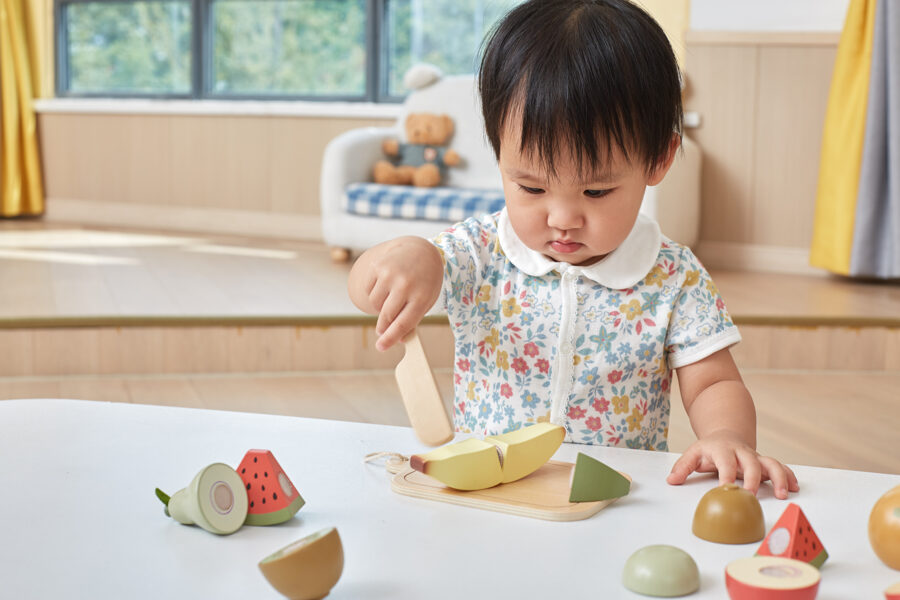 Montessori Cutting Fruit