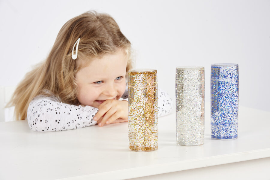 Montessori Sensory Glitter Storm Set