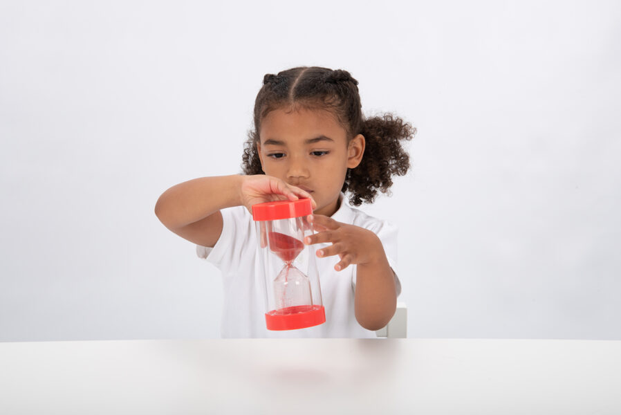 Montessori ColourBright Sand Timer - 30 Sec. (Red)