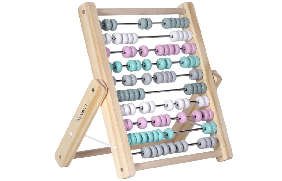 Kindsgut Abacus slide rule soft pink