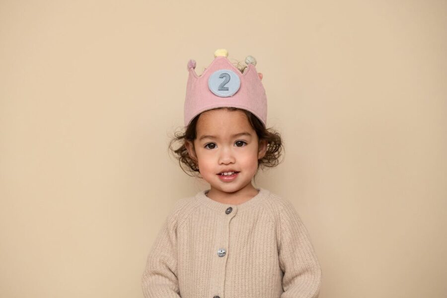 Little Dutch Birthday Crown with Numbers Pink 4515