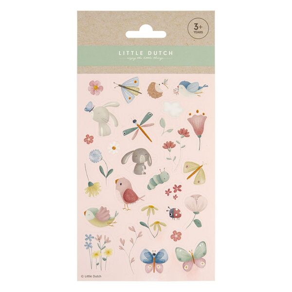 Little Dutch Sticker sheet Flowers & Butterflies 100728