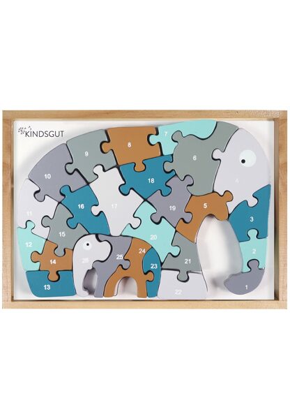 Kindsgut Letter puzzle elephant