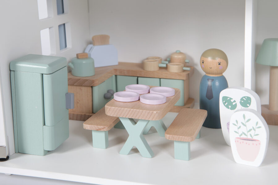 Little Dutch Doll’s house playset Kitchen – 19 pcs. 4476