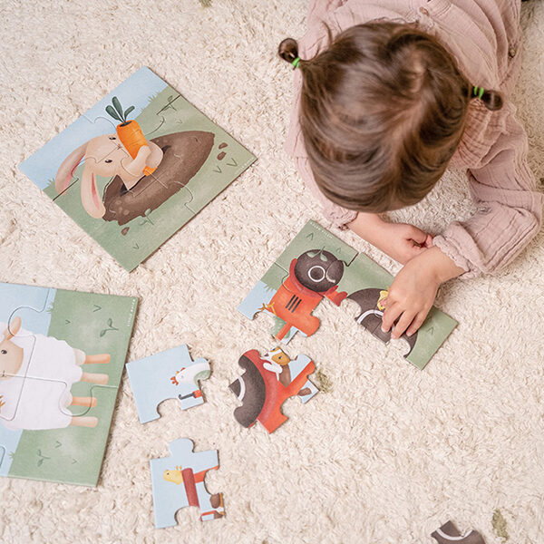 Little Dutch 4 in 1 puzzles Little Farm FSC 7153