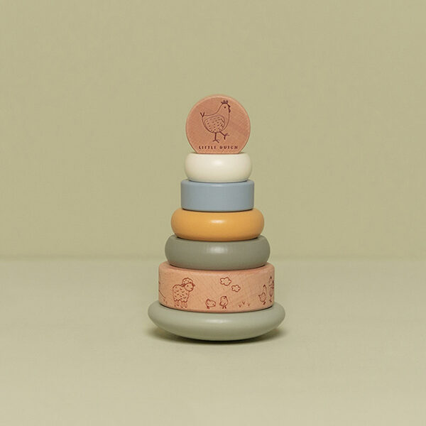 Little Dutch rocking ring stacker Little Farm FSC 7142